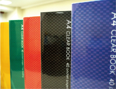 ナカバヤシ B4クリアブック 20ポケット ベーシックカラー CB1022D-N ブラック