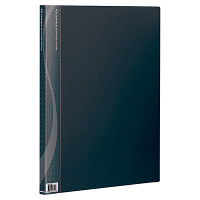 ナカバヤシ A3クリアブック 20ポケット ベーシックカラー CB1012D-N ブラック