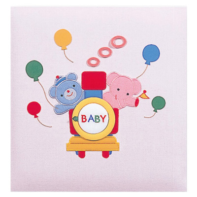 ナカバヤシ フエルアルバム誕生用 チューチュートレイン A-LBP-741-P ピンク