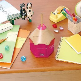 ナカバヤシ 電動鉛筆削りき えんぴつタイプ DPS-311KY イエロー