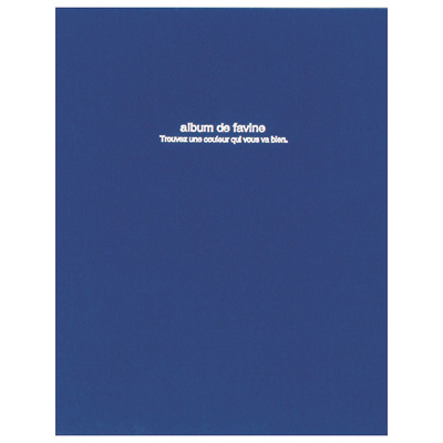 ナカバヤシ 布クロスアルバム de favine【ドゥファビネ】 フエルアルバム A4 アH-A4D-161-DBダークブルー