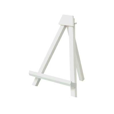 ナカバヤシ 木製イーゼル 卓上タイプ SS EZ-S01Wホワイト