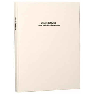 ナカバヤシ ドゥファビネ ブックアルバムA4ノビ アH-A4PB-181-Wホワイト