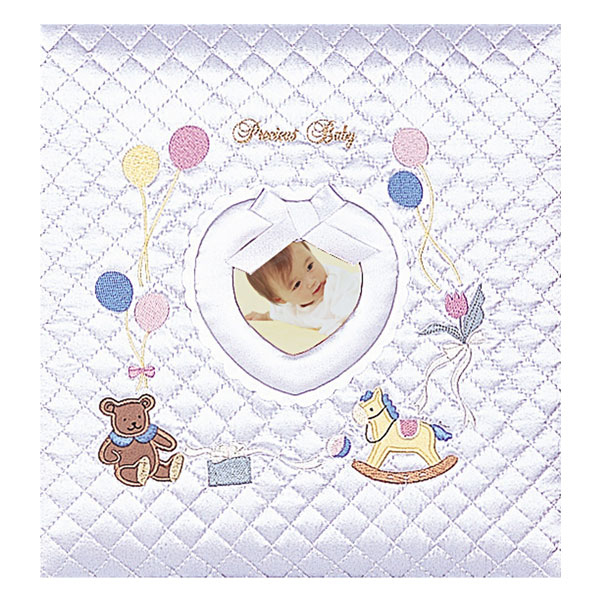 ナカバヤシ フエルアルバム L 誕生ワンダフルベビー ア-OLB-807/N-Wホワイト