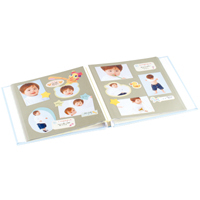 \アルバムづくり応援キャンペーン中!/ 【★刺繍名入れ代込】ナカバヤシ フエルアルバム ウェルカムベビー アH-LB-501-P ピンク