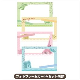 ナカバヤシ フォトフレームカード4枚組/トラベル PFC-302-4