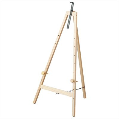 ナカバヤシ 木製イーゼル Mサイズ ワイド EZ-102NM ナチュラル木目