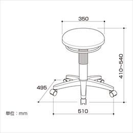 【20%OFF】ナカバヤシ ラウンドレバーチェア RZR-104GYB グレーブルー