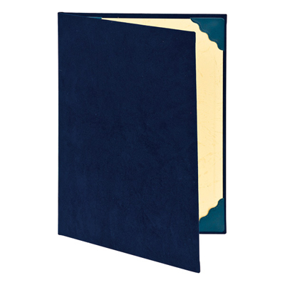 ナカバヤシ 証書ファイル 布クロス貼り(スエード調)タイプ B5判 FSS-B5-B 紺