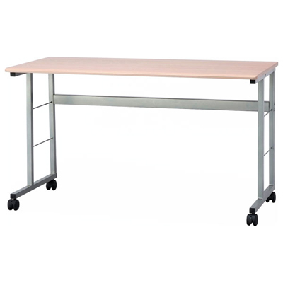 【20%OFF】送料無料ナカバヤシ キャスターデスク W1200XD600 HEC-1260NM ナチュラル木目