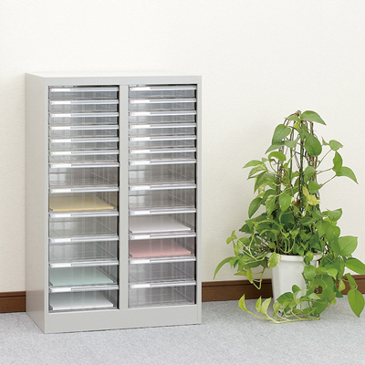 ナカバヤシ アバンテV2 フロアケース 書類ケース 書類棚 A4×2列 AF-M18 シロ