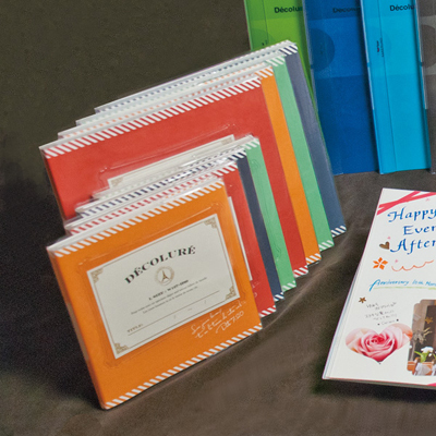 アルバムナカバヤシ かける~の台紙アルバム(KAKERUNO)/デコルーレ/ブックタイプ/M/レッド アK-MB-201-R #102#