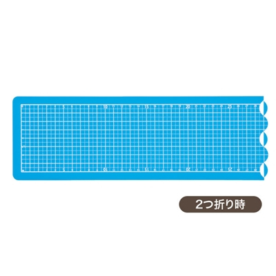 ナカバヤシ 折りたたみカッティングマット A2 1/4サイズ CTMO-A201-SB スカイブルー