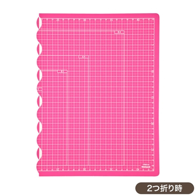 ナカバヤシ 折りたたみカッティングマット A3サイズ CTMO-A3-P ピンク