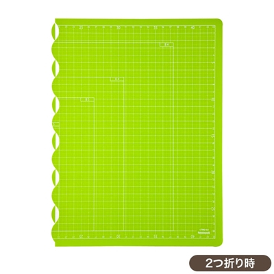 ナカバヤシ 折りたたみカッティングマット A3サイズ CTMO-A3-G グリーン