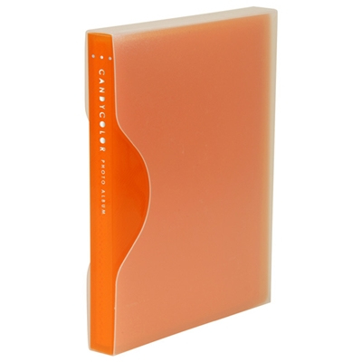 ナカバヤシ キャンディカラー 80 ポケットアルバム L判80枚収納 アカ-CPL-80-OR オレンジ