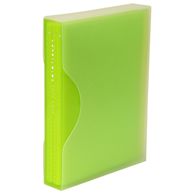 ナカバヤシ キャンディカラー 120 ポケットアルバム L判120枚収納 アカ-CPL-120-YG イエローグリーン