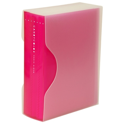 ナカバヤシ キャンディカラー 240 ポケットアルバム L判240枚収納 アカ-CPL-240-P ピンク