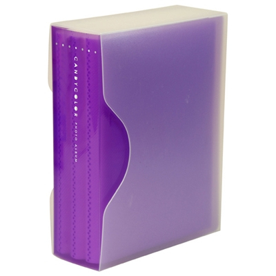 ナカバヤシ キャンディカラー 240 ポケットアルバム L判240枚収納 アカ-CPL-240-V バイオレット