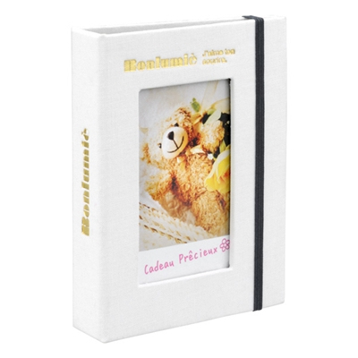 ナカバヤシチェキポケットアルバム/20枚収納TOSY-CK-20-W/M ホワイト