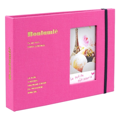 ナカバヤシチェキポケットアルバム/40枚収納TOSY-CK-40-P/M ピンク