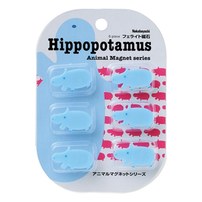 ナカバヤシ アニマル マグネット  AMG-F01H（カバ）