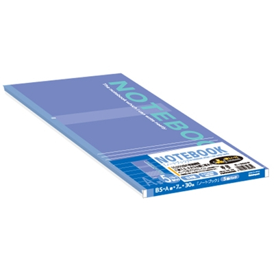 スイング・実用ノート/B5(5冊パック)A罫 ブルー SD-ノ-306A-5PB