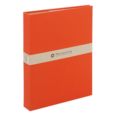 布クロスアルバム Terracotta【テラコッタ】 ナカバヤシ/1PLポケットアルバム/L判3段/レッド TER-L3P-140-R