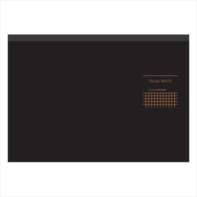 ナカバヤシ A4サイズ・ヨコ・ロジカル・シンクノート RP-A402DN-ブラック・グレー