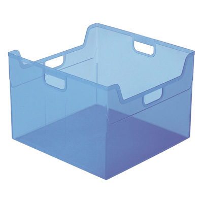 ナカバヤシ かたづけベスト キャパティEW5 ファイルボックス FB-EW5-CBN クリアブルー