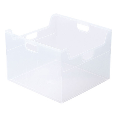 ナカバヤシ かたづけベスト キャパティEW5 ファイルボックス FB-EW5-CRN クリア