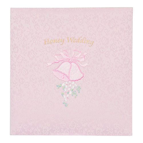 【★刺繍名入れ代込】ナカバヤシ フエルアルバム 婚礼用 ハニーウエディング ア-LK-310-Pピンク