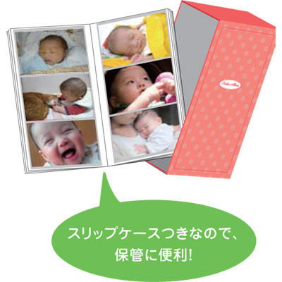 ナカバヤシ 504枚ポケットアルバム ア-PL-504-1-R レッド