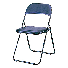 ナカバヤシ 折りたたみチェア CX-201D ブラック