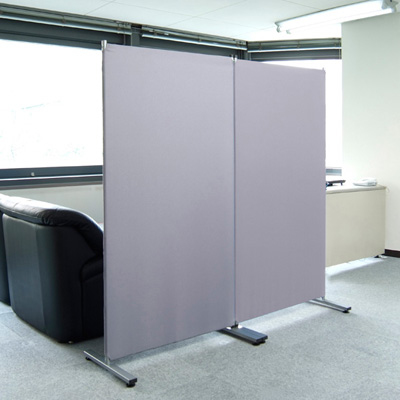 ナカバヤシ 簡易パーティション クロス貼り グレー PTS-1680N【マイナンバー推奨商品】