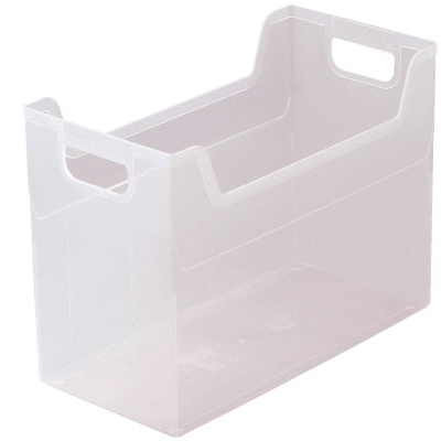 ナカバヤシ かたづけベスト キャパティEW4 ファイルボックス FB-EW4-CRN クリア