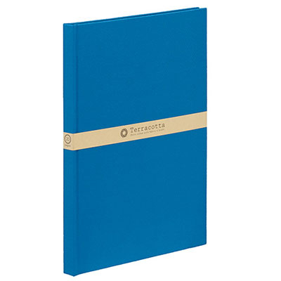 Terracotta【テラコッタ】ナカバヤシ / ブック式フリーアルバム / A4 / ブルー TER-A4B-200-B