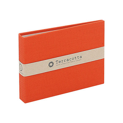 Terracotta【テラコッタ】ナカバヤシ / 溶着式 ポケットアルバム / チェキ40枚収納 / レッド TER-CK2P-90-R