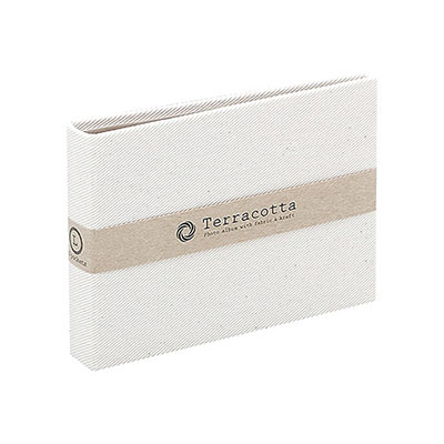 Terracotta【テラコッタ】ナカバヤシ / 溶着式 ポケットアルバム / チェキ40枚収納 / ホワイト TER-CK2P-90-W