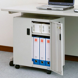 ナカバヤシ 鍵付セキュリティデスクターナ H600mm ND-S722 ニューグレー