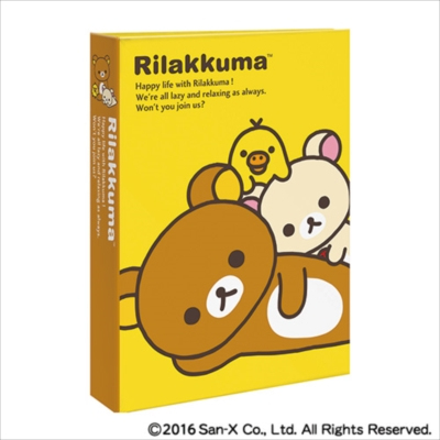 ナカバヤシ 1PLポケットアルバム L判3段/180枚収納 リラックマA 1PL-1505-1