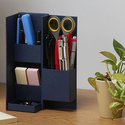 ナカバヤシ ライフスタイルツール ボックスS LST-B01NV ネイビー