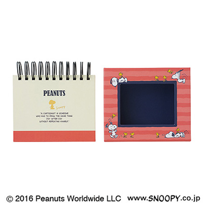 ナカバヤシ フォトランク フレームケースアルバム スヌーピー L判1段60枚/ポケットアルバム ア-FTPC-202-1 ピンク