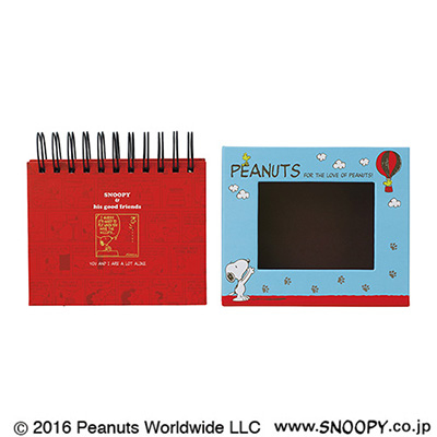 ナカバヤシ フォトランク フレームケースアルバム スヌーピー L判1段60枚/ポケットアルバム ア-FTPC-202-2 ブルー