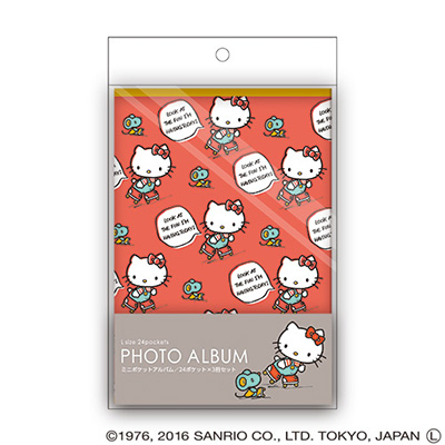 ナカバヤシ ミニポケット3冊セット/ハローキティ/3冊でL判72枚収納 ア-PAL-201-3P