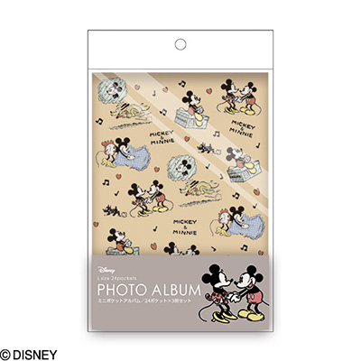 ナカバヤシ ミニポケット3冊セット/ミッキー&ミニー/3冊でL判72枚収納 ア-PAL-206-3P