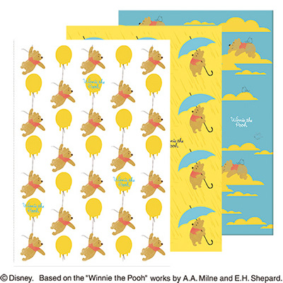 ナカバヤシ ミニポケット3冊セット/くまのプーさん/3冊でL判72枚収納 ア-PAL-207-3P