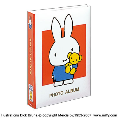 ナカバヤシ ディック・ブルーナ ミッフィー 1PLポケットアルバム 1PL-158-Rレッド