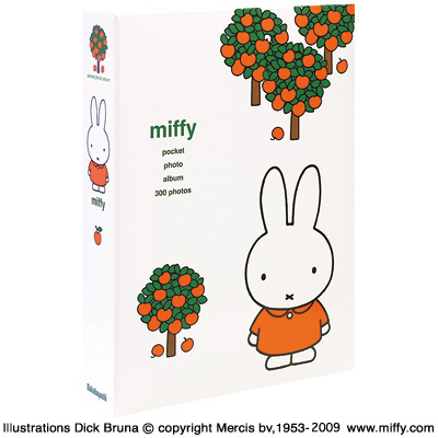 ナカバヤシ ディック・ブルーナ ミッフィー 1PLポケットアルバム 1PL-187-W ホワイト