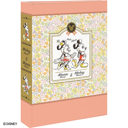 ナカバヤシ ディズニーキャラクター 1PLポケットアルバム L判3段/180枚収納 ミッキー&ミニー 1PL-1503-1